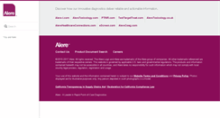 Desktop Screenshot of alere.com