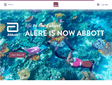 Tablet Screenshot of alere.com
